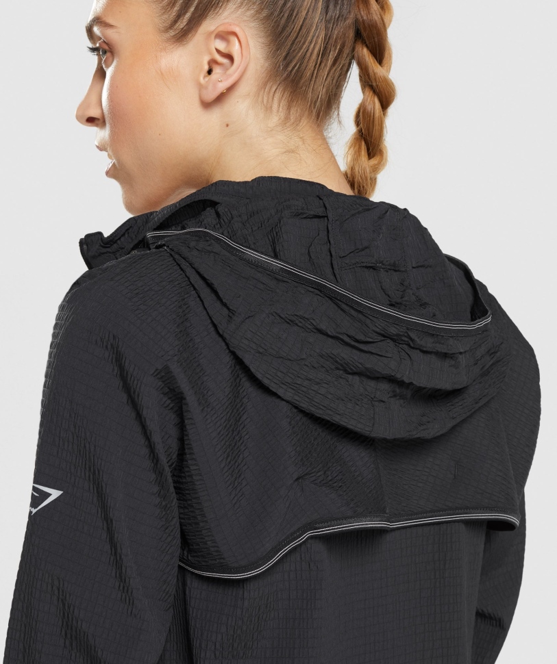 Gymshark Speed Windbreaker μαύρες γυναίκες
