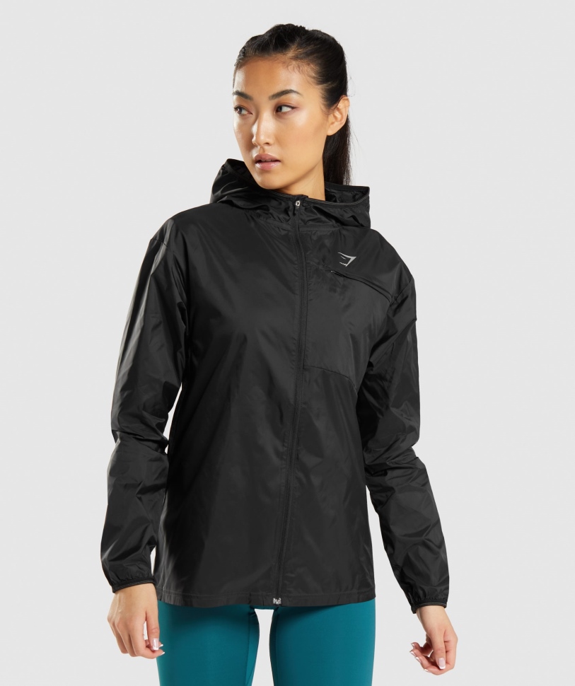 Gymshark Speed Windbreaker μαύρο