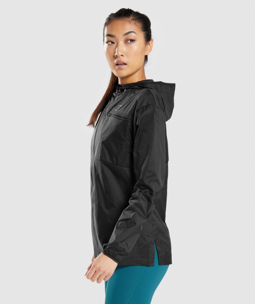 Gymshark Speed Windbreaker μαύρο