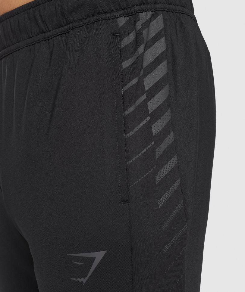 Gymshark Sport Stripe Joggers μαύρο