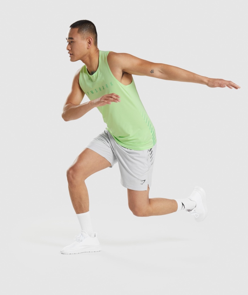 Gymshark Sport Stripe Tank Bali Green