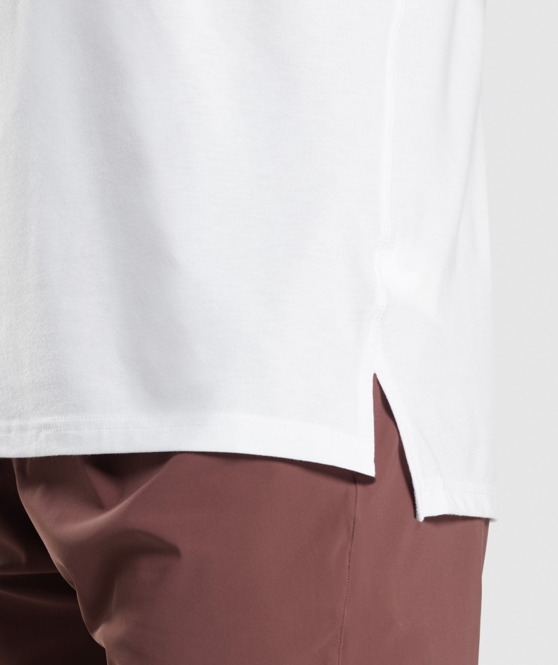 Gymshark Studio Amplify λευκό μπλουζάκι