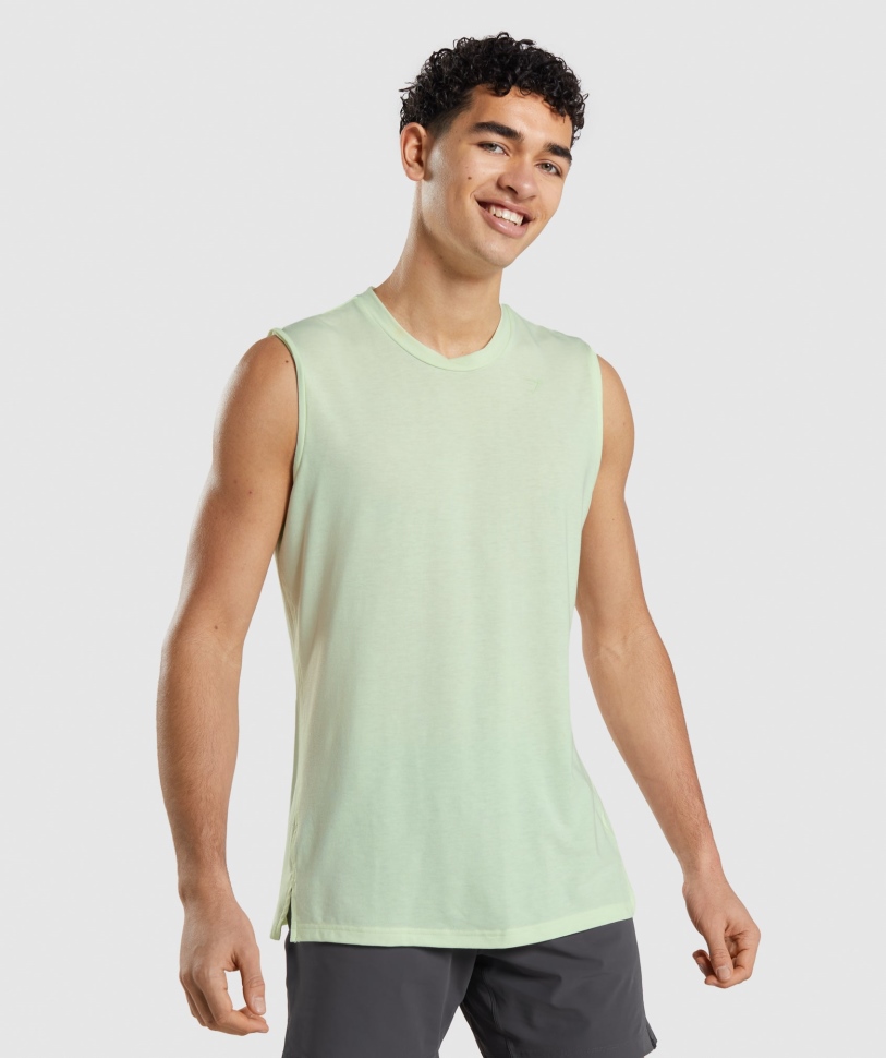 Gymshark Studio Amplify Tank αγγούρι πράσινο