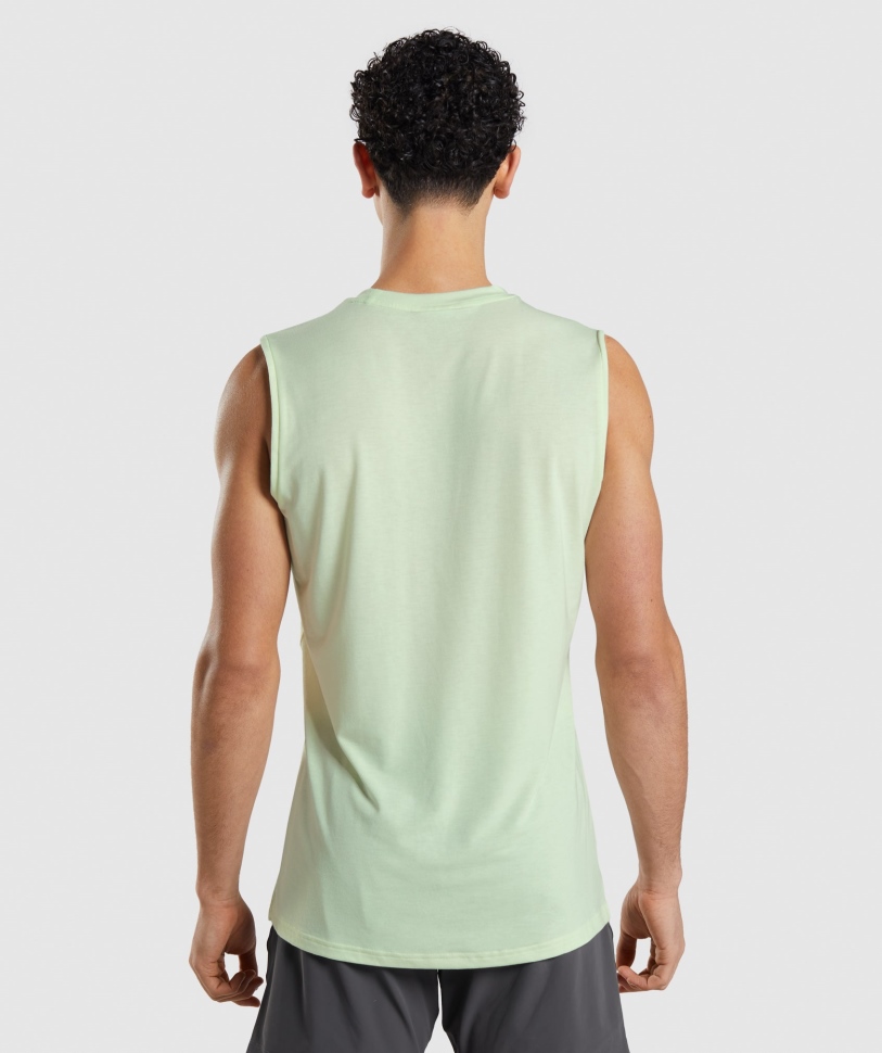 Gymshark Studio Amplify Tank αγγούρι πράσινο