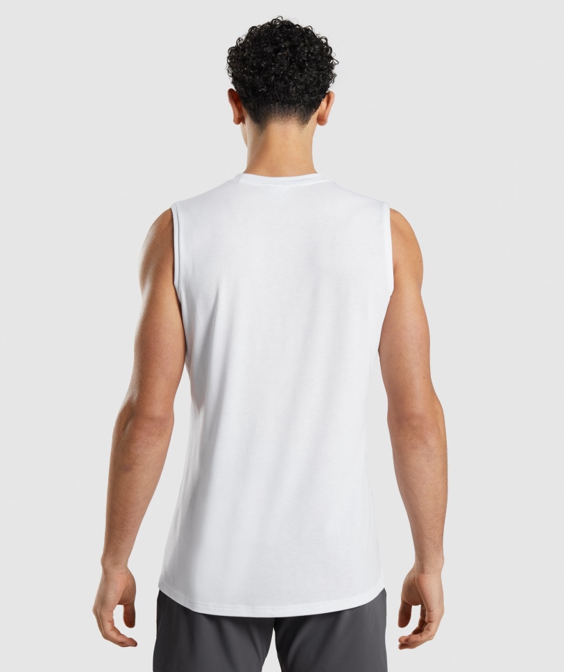 Gymshark Studio Amplify Tank White