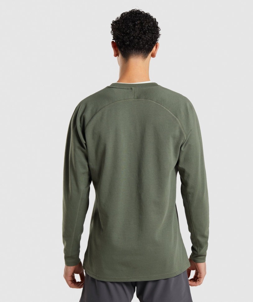 Gymshark Studio Crew Core Olive