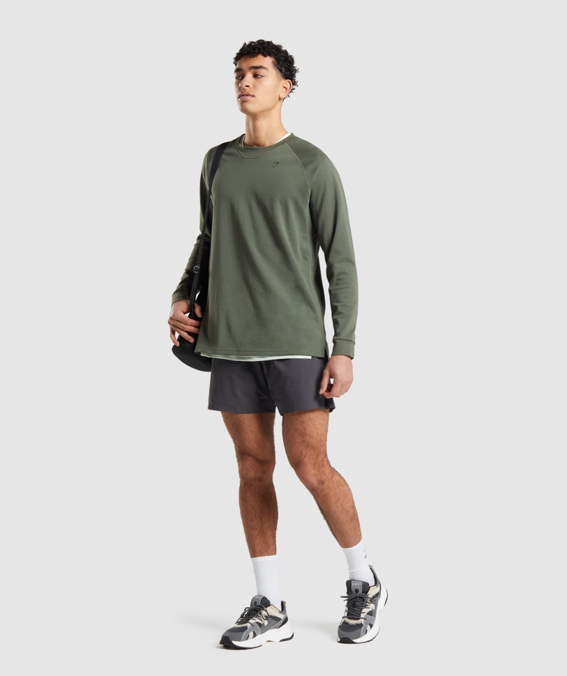 Gymshark Studio Crew Core Olive