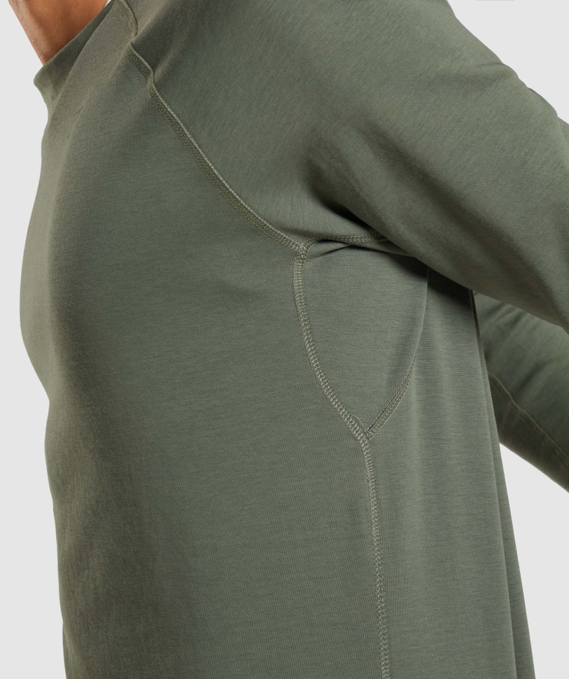 Gymshark Studio Crew Core Olive