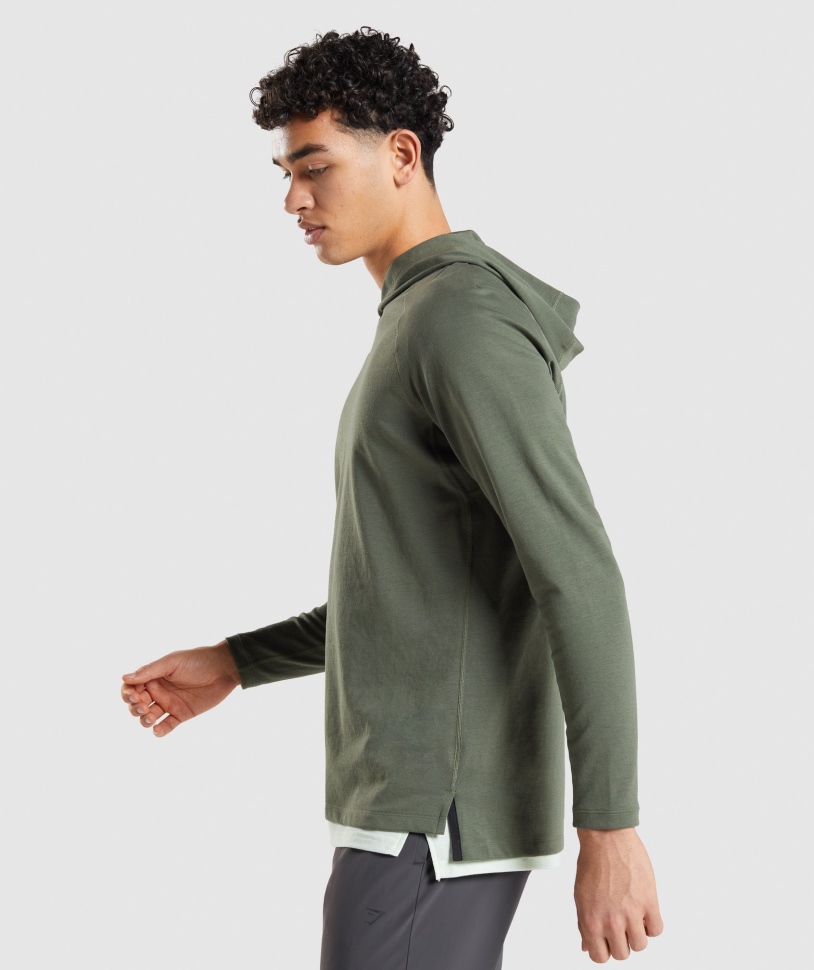 Gymshark Studio Hoodie Core Olive