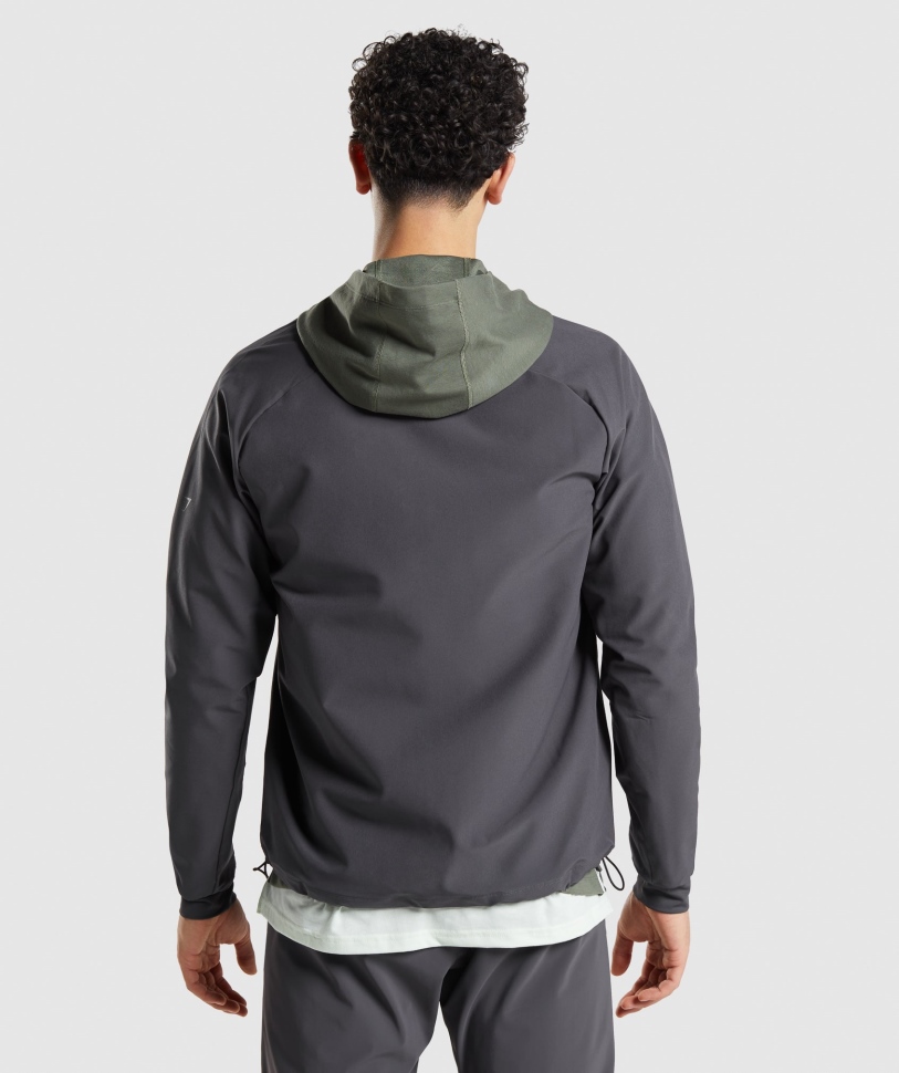 Gymshark στούντιο μπουφάν Onyx γκρι