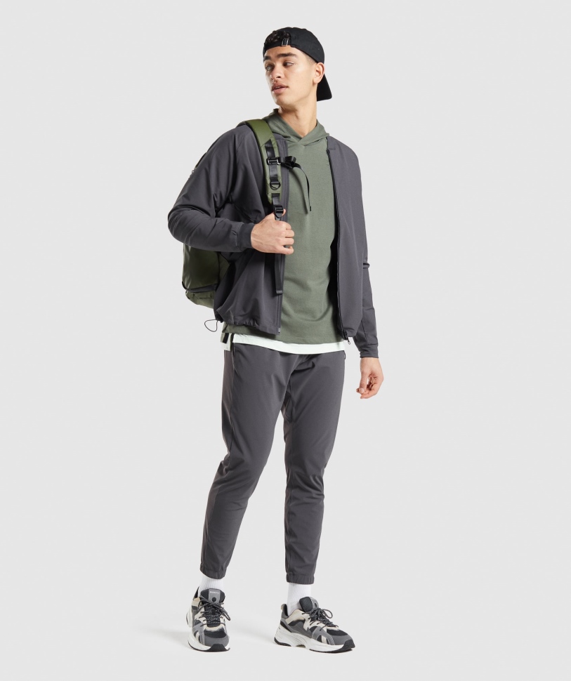 Gymshark στούντιο μπουφάν Onyx γκρι