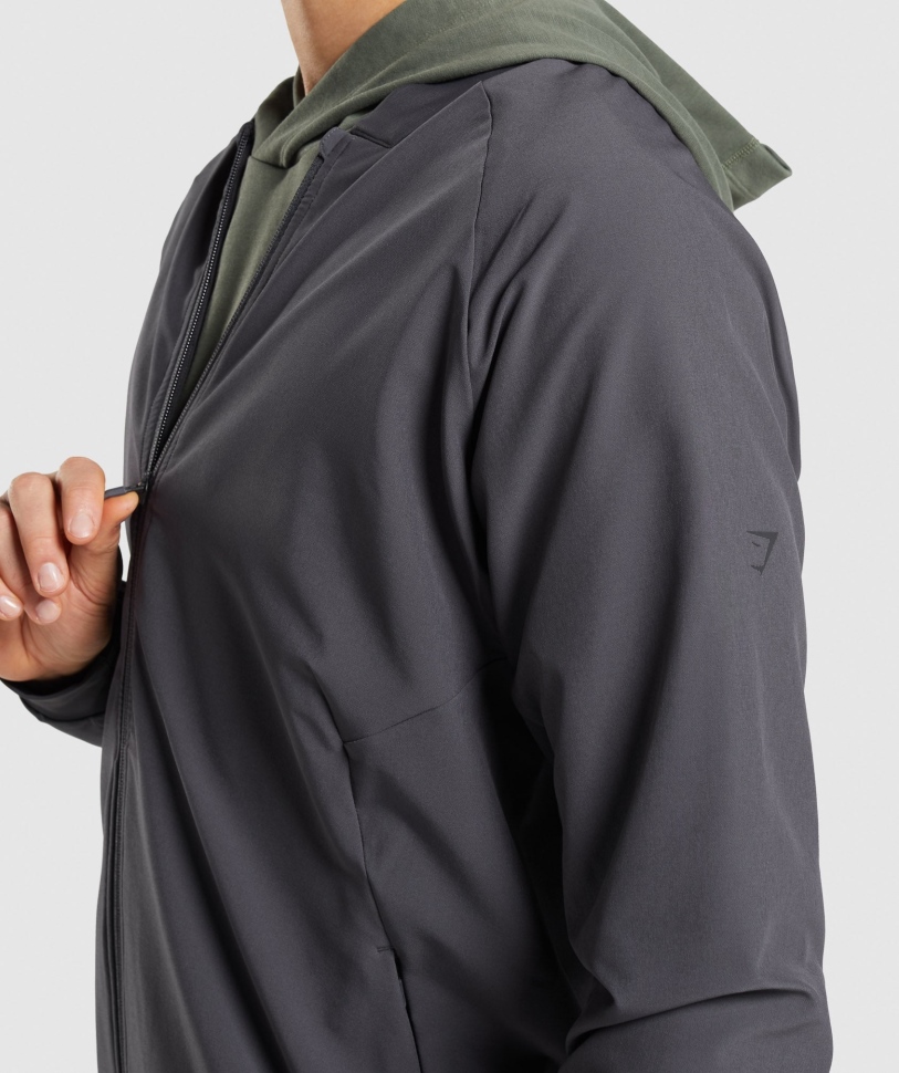 Gymshark στούντιο μπουφάν Onyx γκρι