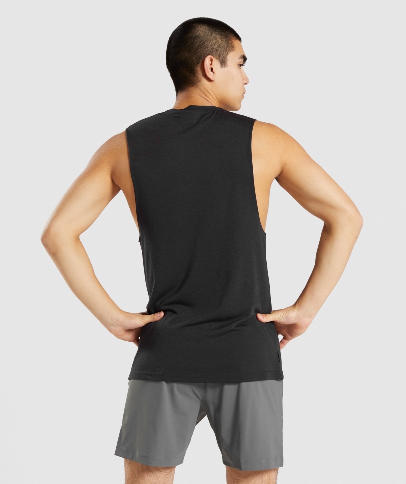 Μαύρο τανκ στούντιο γυμναστηρίου