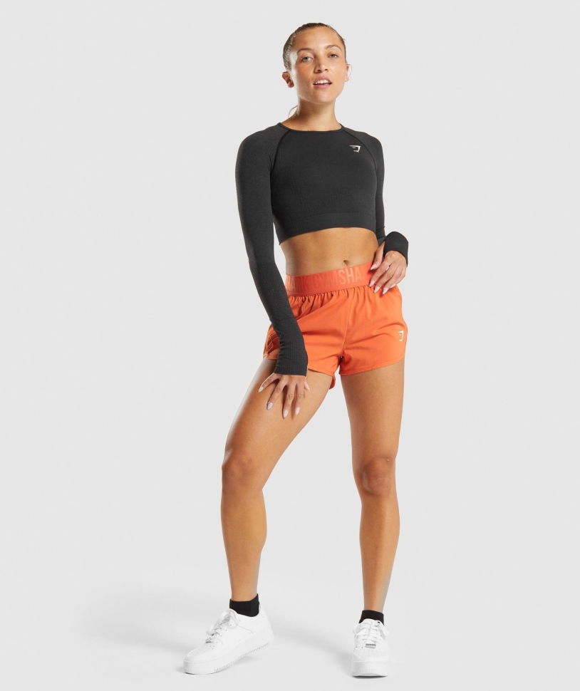 Κάλτσες γυμναστικής Gymshark 3pk μαύρες