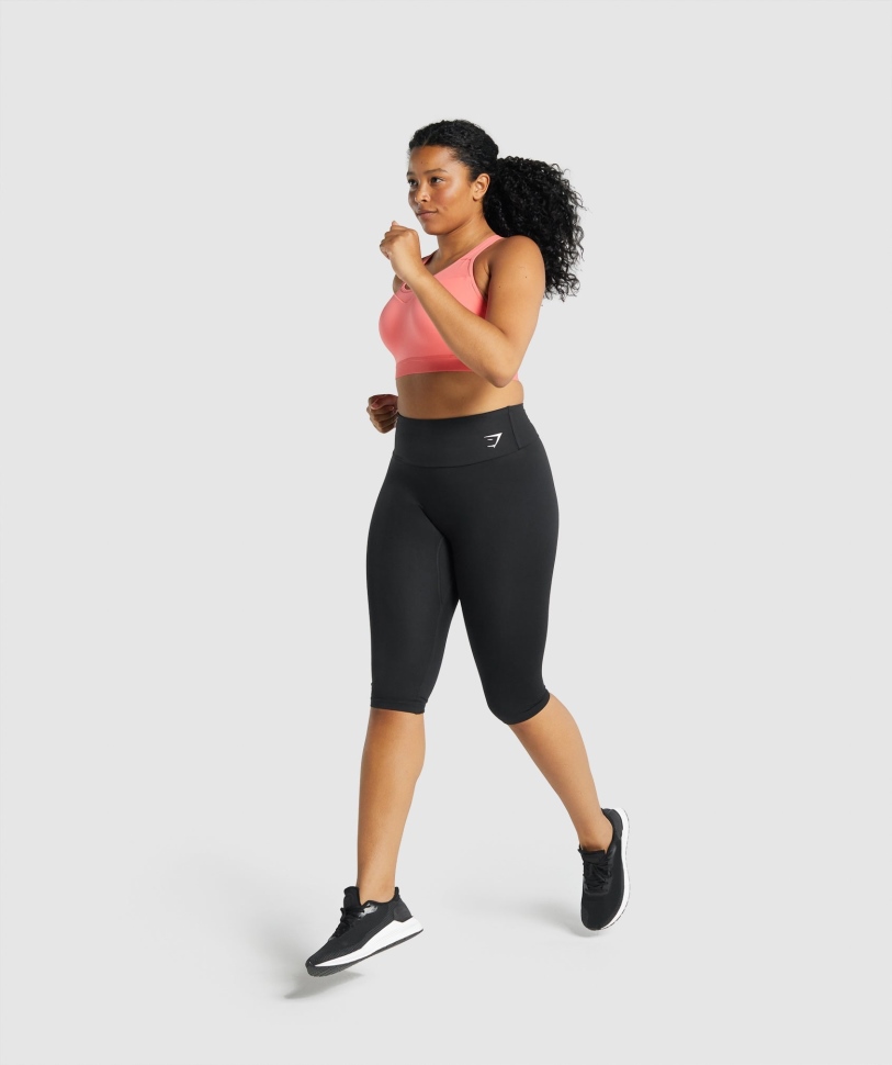 Gymshark Training Cropped κολάν μαύρο