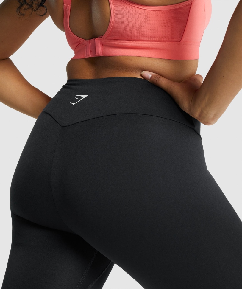 Gymshark Training Cropped κολάν μαύρο