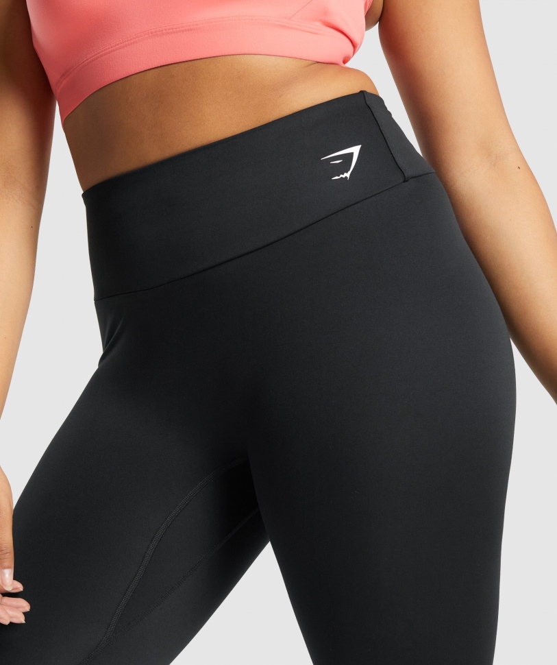 Gymshark Training Cropped κολάν μαύρο