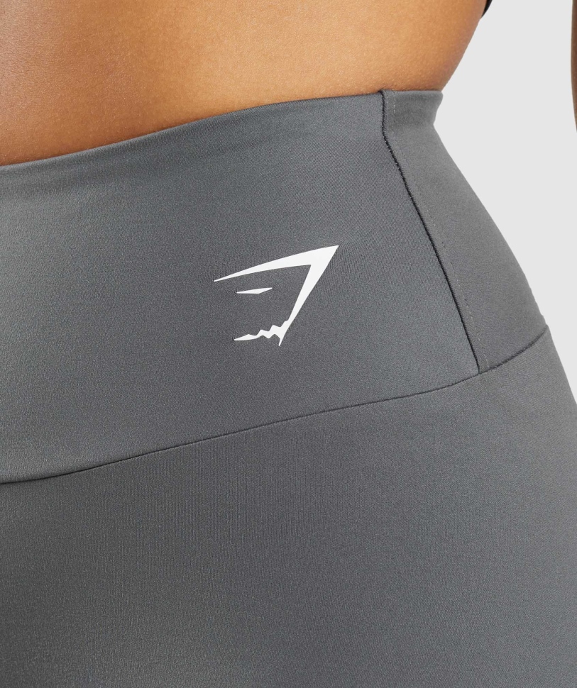 Gymshark προπόνηση σορτς ποδηλασίας γκρι ανθρακί