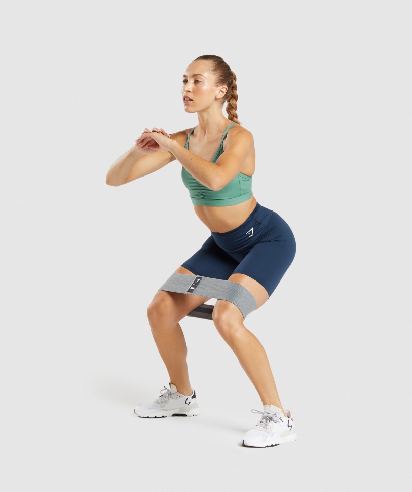 Gymshark προπόνηση σορτς ποδηλασίας ναυτικό