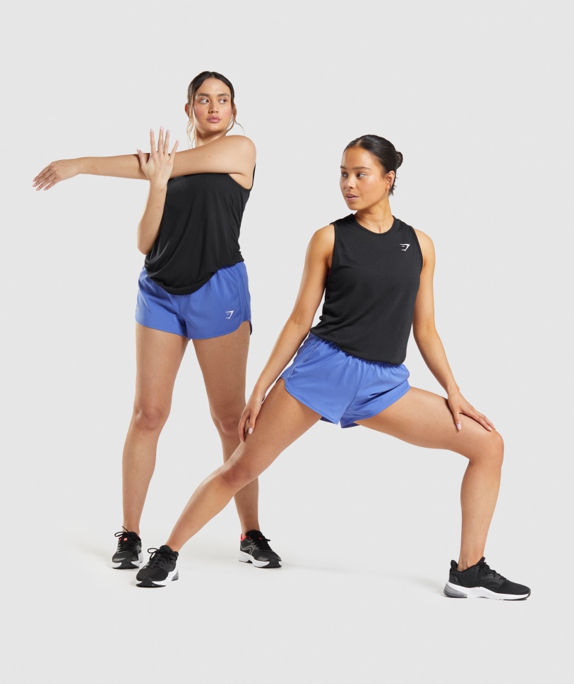 Gymshark προπόνηση σταγόνα μπράτσο μαύρο