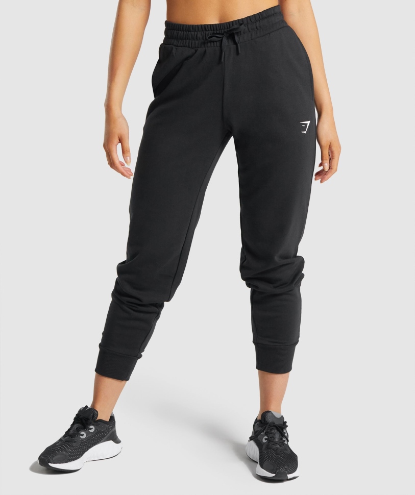 γυμναστήριο προπόνηση Joggers μαύρο