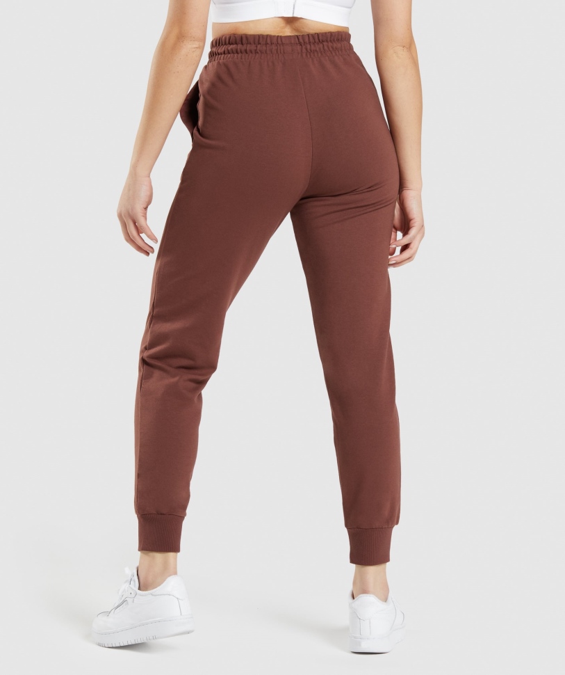 Gymshark Training Joggers Cherry Brown