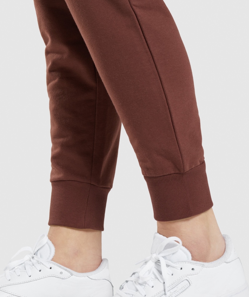 Gymshark Training Joggers Cherry Brown