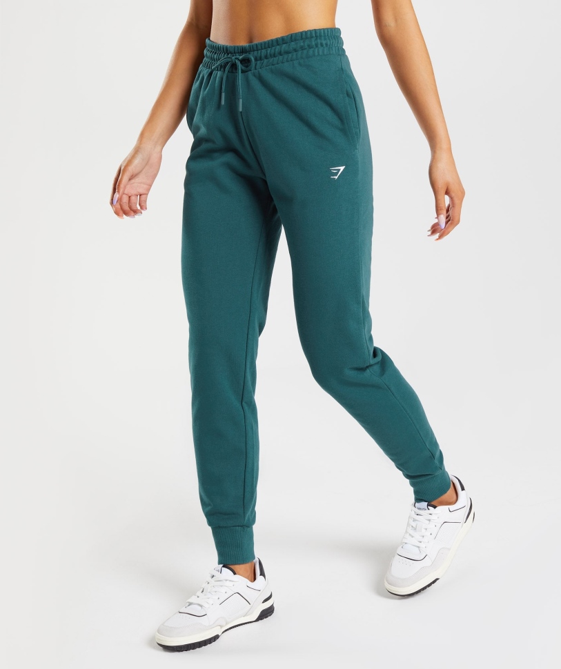 Gymshark προπόνηση Joggers χειμωνιάτικο γαλαζοπράσινο