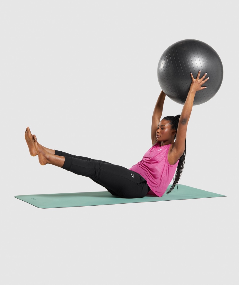 Gymshark Training μεγάλου μεγέθους τανκ δράκος ροζ