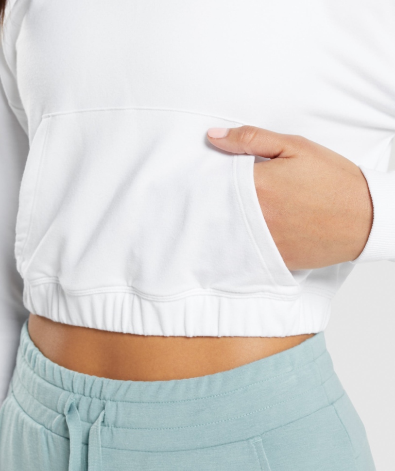 Gymshark προπόνηση Pippa πουλόβερ λευκό