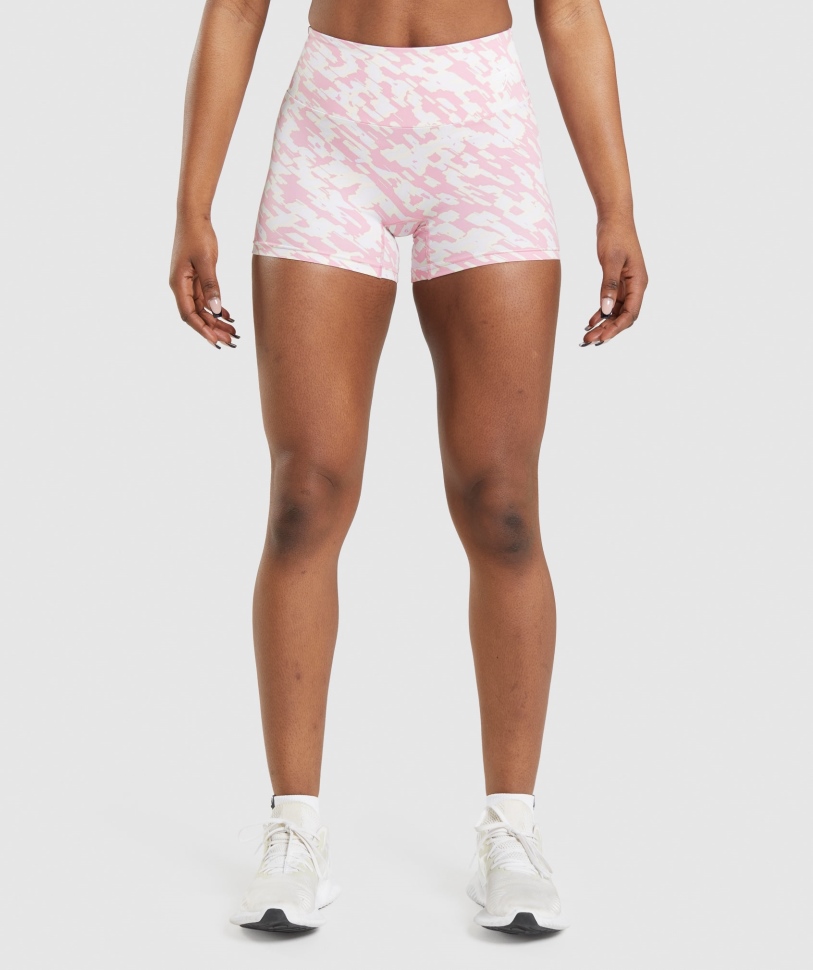 Gymshark προπονητικό σορμπέ ροζ στάμπα