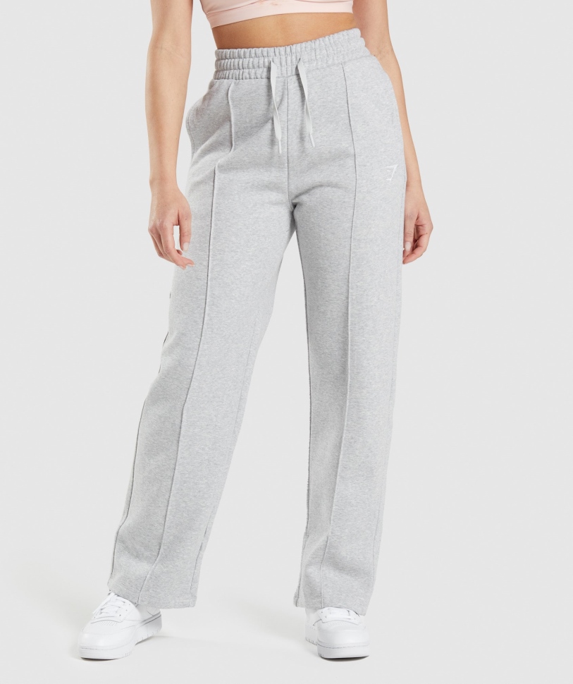 Gymshark προπόνηση ίσιο πόδι Joggers ανοιχτό γκρι μάργα