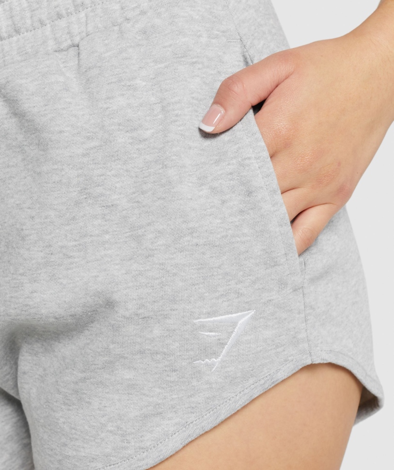 γυμναστήριο γυμναστικής σορτς ιδρώτα ανοιχτό γκρι Marl