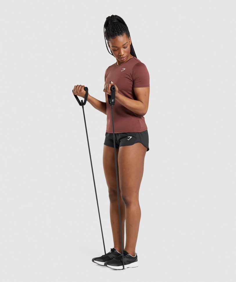 Gymshark Training T-shirt Cherry Brown