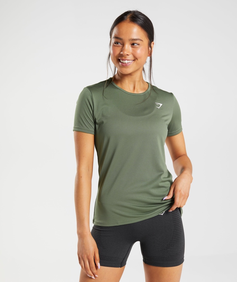 Gymshark Training T-shirt Core Olive