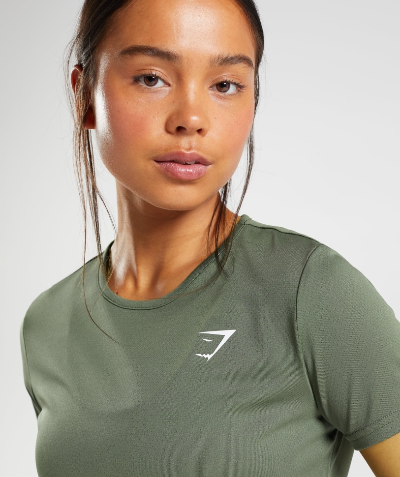 Gymshark Training T-shirt Core Olive