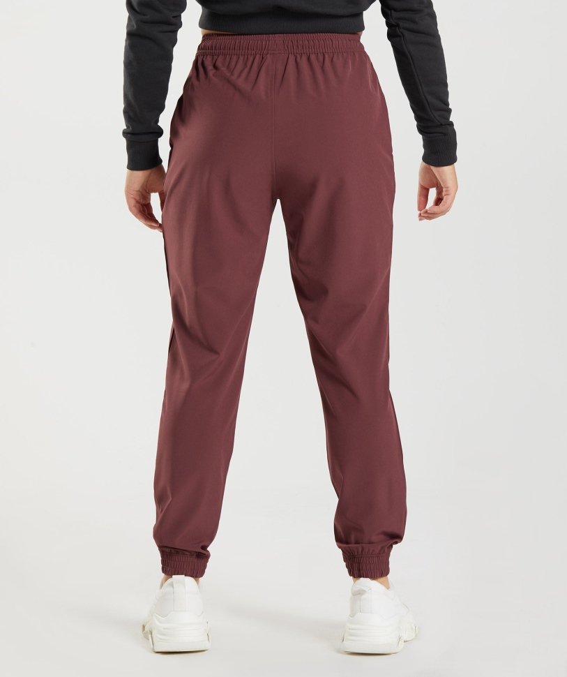 Gymshark εκπαίδευση υφαντά Joggers Cherry Brown