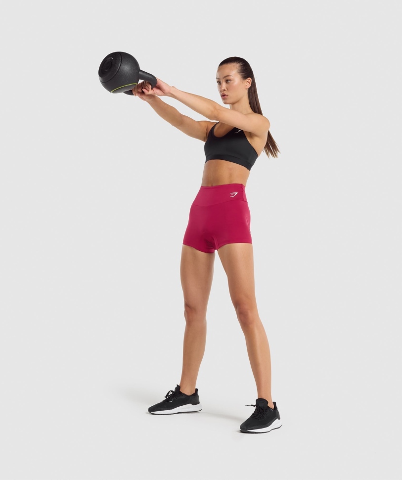 αθλητικό σουτιέν Gymshark V λαιμό μαύρο