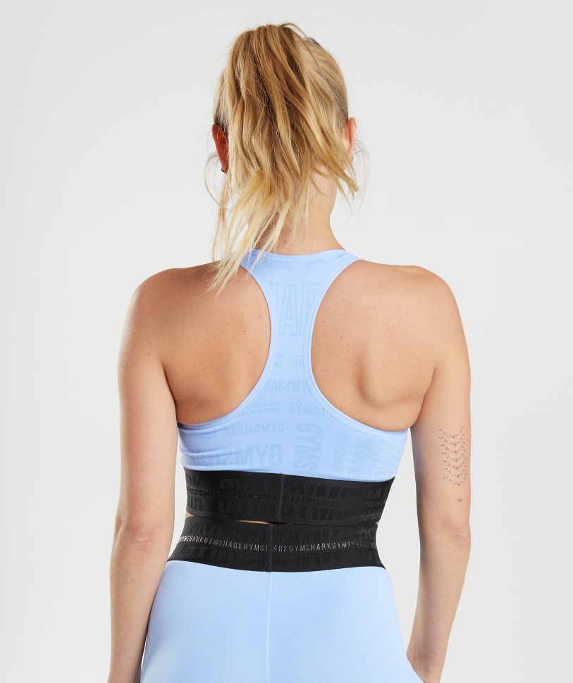 αθλητικό σουτιέν Gymshark Vision μπλε φεγγαρόπετρα