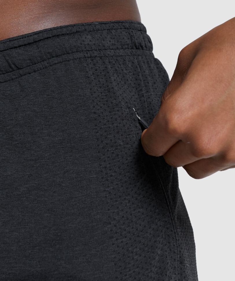 σορτς Gymshark Vital Light μαύρο μάρλα