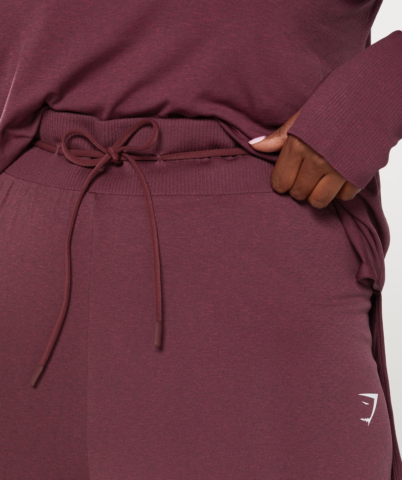Gymshark ζωτικής σημασίας χωρίς ραφή 2.0 Joggers Baked Maroon Marl