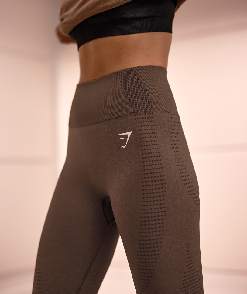 Gymshark Vital Seamless 2.0 Leggings Espresso Marl