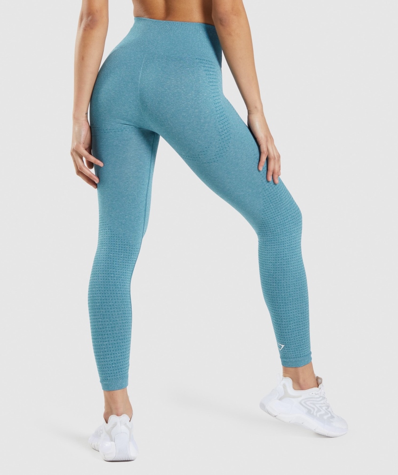 Gymshark Vital Seamless 2.0 κολάν Tahoe Teal Marl