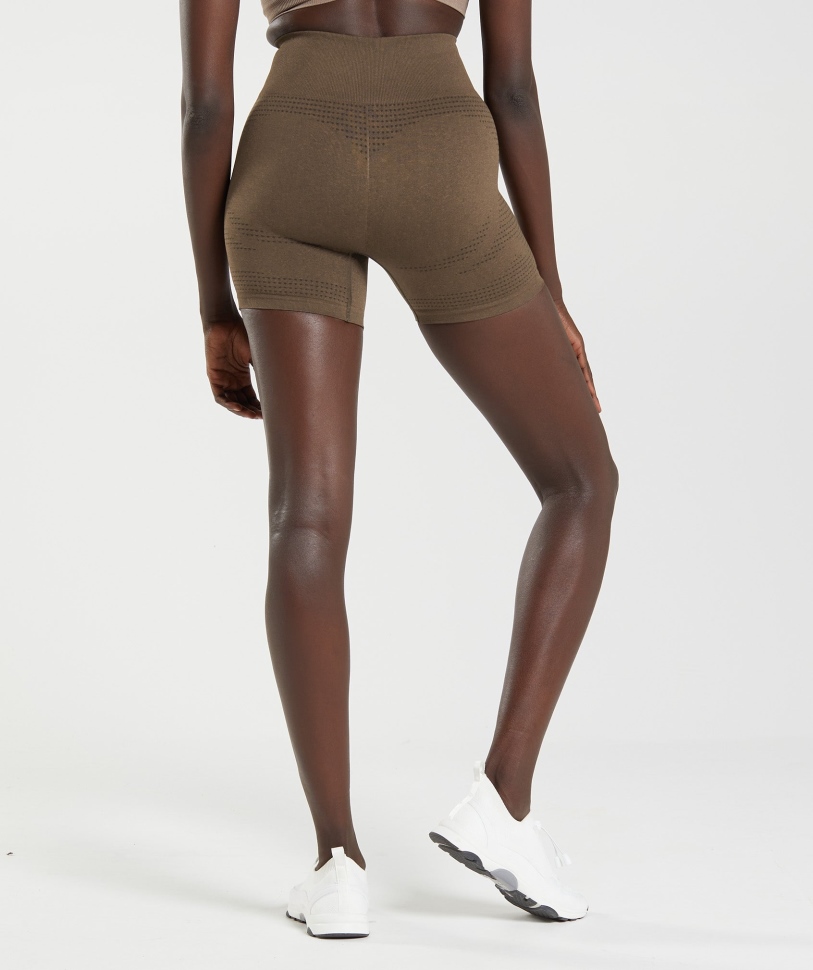 Gymshark Vital Seamless 2.0 σορτς Espresso Marl