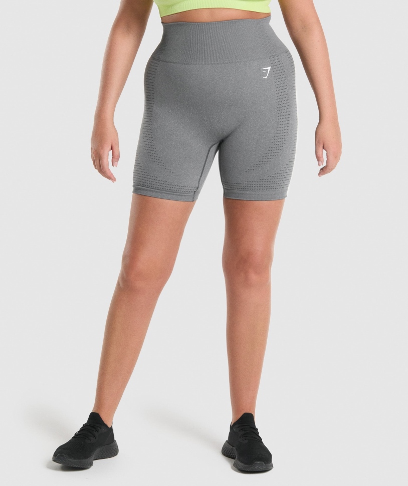 Gymshark Vital Seamless 2.0 σορτς Smokey Grey Marl