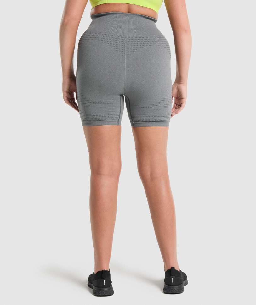 Gymshark Vital Seamless 2.0 σορτς Smokey Grey Marl