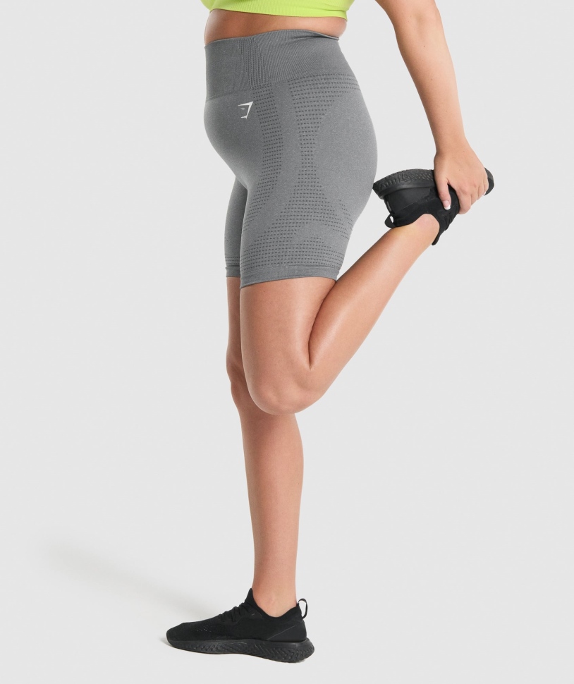 Gymshark Vital Seamless 2.0 σορτς Smokey Grey Marl