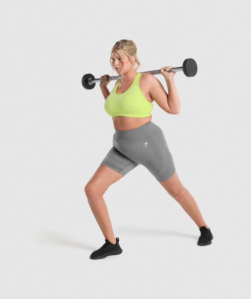 Gymshark Vital Seamless 2.0 σορτς Smokey Grey Marl