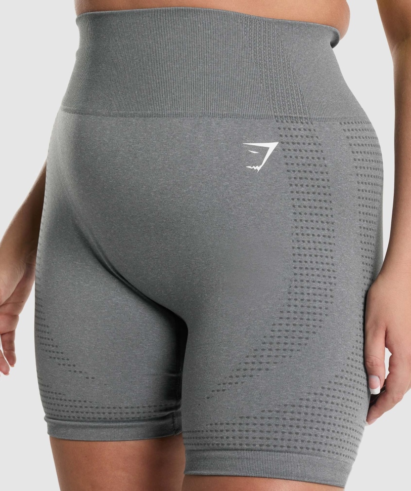 Gymshark Vital Seamless 2.0 σορτς Smokey Grey Marl