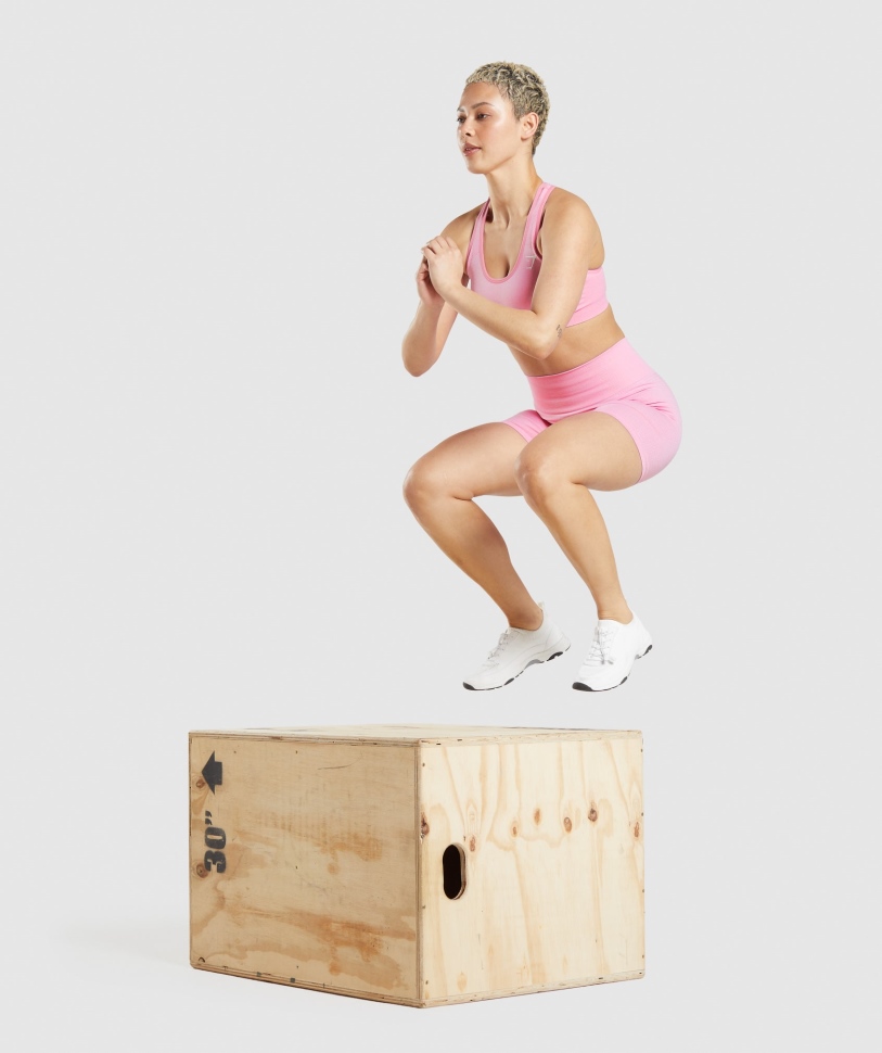 Gymshark ζωτικής σημασίας 2.0 σορτς σορμπέ ροζ Marl